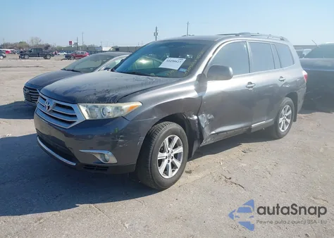 2012 Toyota Highlander Se z USA, uszkodzony, nr VIN 5TDZK3EH8CS077704